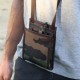 Une sacoche très discrète - Création originale et brevetée - made in France - Un petit sac aux compartiments bien pensés 