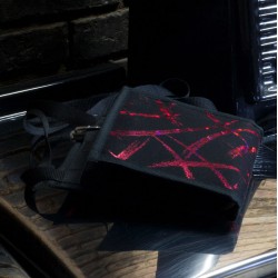 Un petit sac à main rouge brillant pailletée, pratique au quotidien, élégant en soirée ~ Produit en France