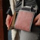 Lavable en machine, un petit sac rose intelligent au style marin élégant et à la contenance surprenante