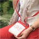 Gardez l'essentiel avec vous dans ce mini sac besace femme créateur en toile de Jouy aux multiples compartiments de rangement