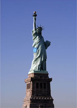 Un petit sac ultra léger et mixte qui offre un grand sentiment de liberté pour ceux qui aiment avoir la tête et les mains libres - Statue de la liberté